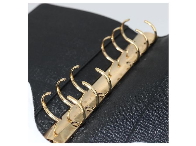 COPERTINA AGENDA MM LOUIS VUITTON Epi Nera R20042 LV Auth BA11324 Nero - vista 20