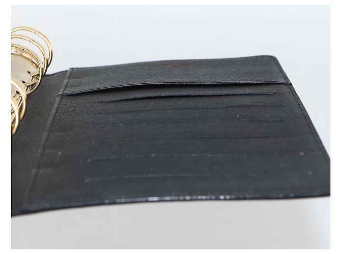 COPERTINA AGENDA MM LOUIS VUITTON Epi Nera R20042 LV Auth BA11324 Nero - vista 21