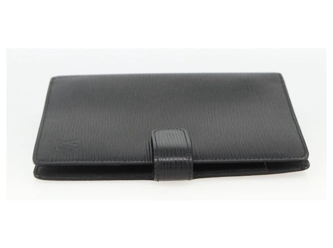 COPERTINA AGENDA MM LOUIS VUITTON Epi Nera R20042 LV Auth BA11324 Nero - vista 3