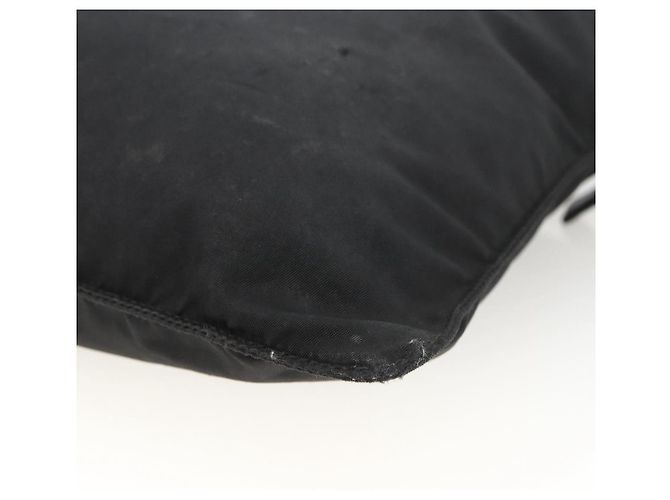 Borsa a Spalla PRADA Nylon Nero Argento Autentica ka2916 - vista 15