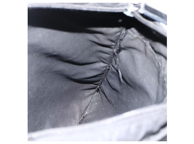 Borsa a Spalla PRADA Nylon Nero Argento Autentica ka2916 - vista 20