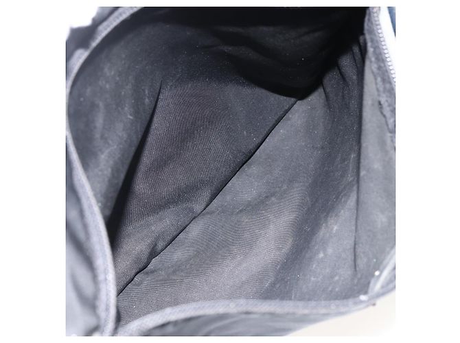 Borsa a Spalla PRADA Nylon Nero Argento Autentica ka2916 - vista 22