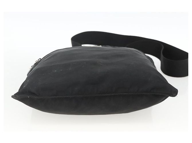 Borsa a Spalla PRADA Nylon Nero Argento Autentica ka2916 - vista 5