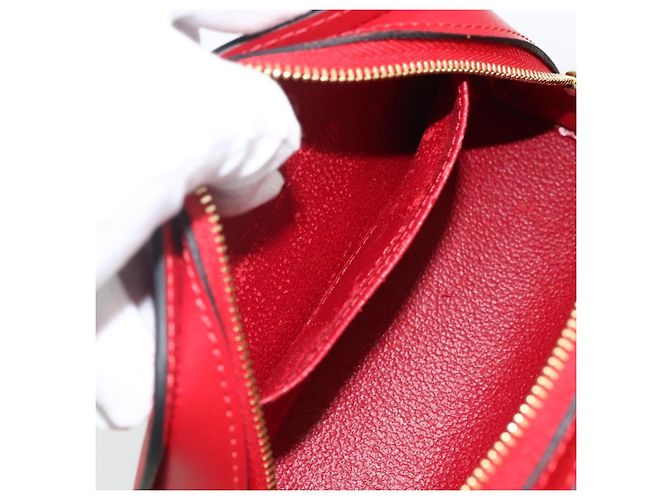 LOUIS VUITTON Pochette Dauphine PM Epi Rosso Castigliano M48447 LV Auth BA11348 - vista 11