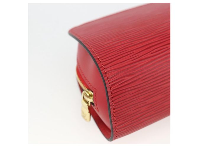 LOUIS VUITTON Pochette Dauphine PM Epi Rosso Castigliano M48447 LV Auth BA11348 - vista 14
