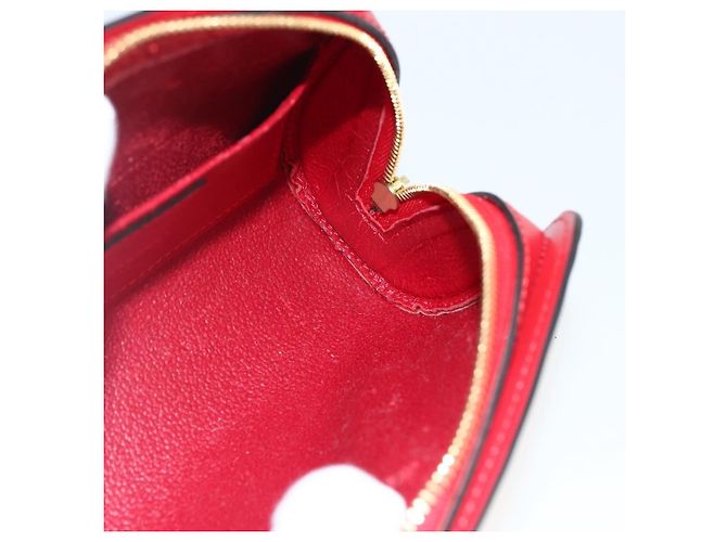 LOUIS VUITTON Pochette Dauphine PM Epi Rosso Castigliano M48447 LV Auth BA11348 - vista 17