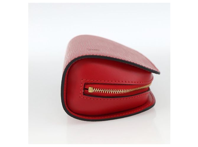 LOUIS VUITTON Pochette Dauphine PM Epi Rosso Castigliano M48447 LV Auth BA11348 - vista 4
