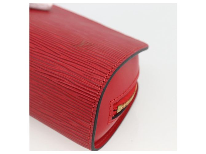LOUIS VUITTON Pochette Dauphine PM Epi Rosso Castigliano M48447 LV Auth BA11348 - vista 7