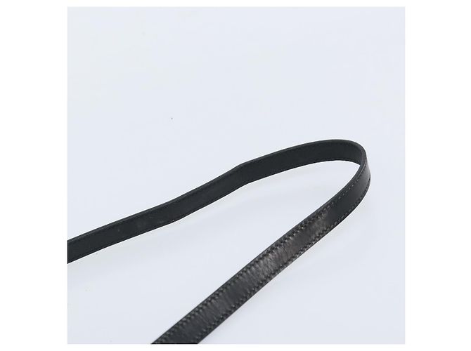 Borsa a Mano GUCCI Bamboo in pelle verniciata 2 in 1 Nero Argento Auth 172271 - vista 15