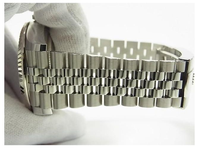 ROLEX Sky-Dweller Lunetta WG Bracciale Jubilee Blu Rif.326934 Uomo Argento - vista 14