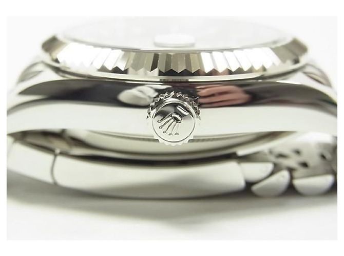 ROLEX Sky-Dweller Lunetta WG Bracciale Jubilee Blu Rif.326934 Uomo Argento - vista 5