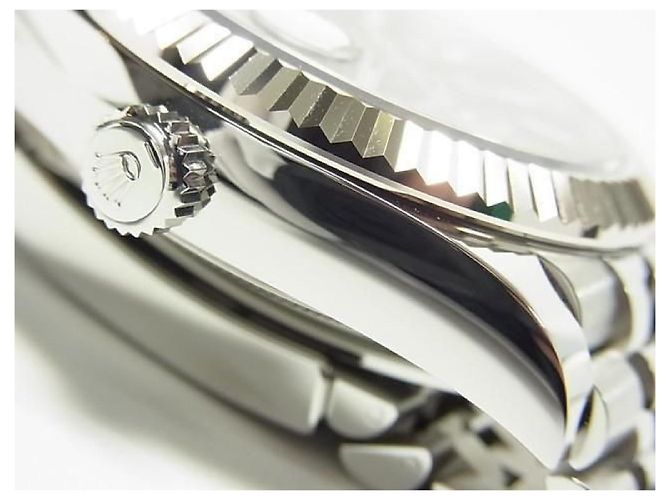 ROLEX Sky-Dweller Lunetta WG Bracciale Jubilee Blu Rif.326934 Uomo Argento - vista 7