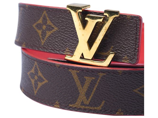 Cintura Reversibile LV Monogram Louis Vuitton Rosso - vista 2