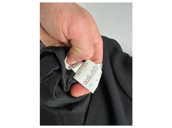 Vintage Givenchy Wollkleid M Schwarz - Ansicht 11