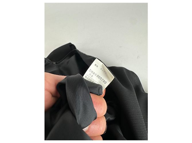 Vintage Givenchy Wollkleid M Schwarz - Ansicht 12