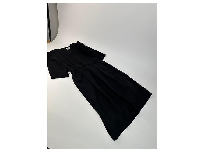 Vintage Givenchy Wollkleid M Schwarz - Ansicht 4