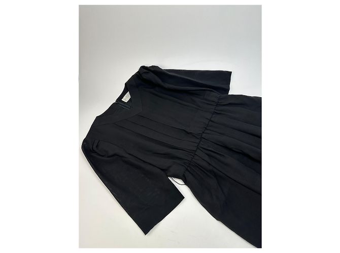 Vintage Givenchy Wollkleid M Schwarz - Ansicht 5