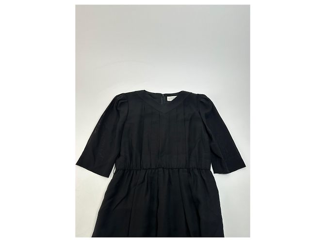 Vintage Givenchy Wollkleid M Schwarz - Ansicht 7