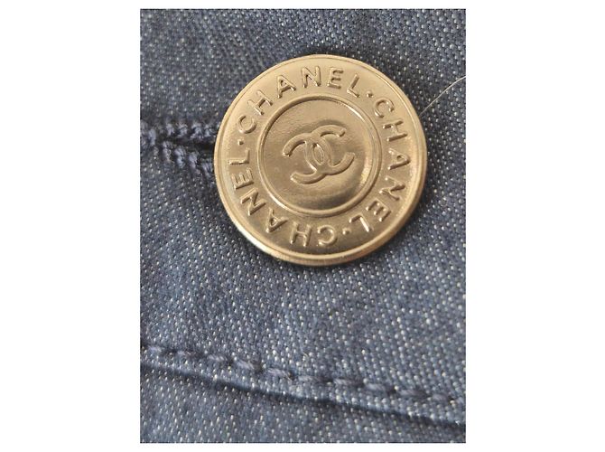 Pantalones de Mezclilla Azul Chanel - vista 2