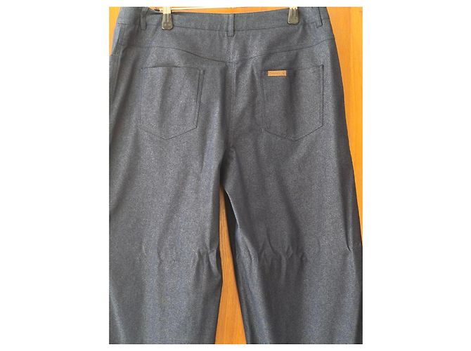Pantalones de Mezclilla Azul Chanel - vista 3