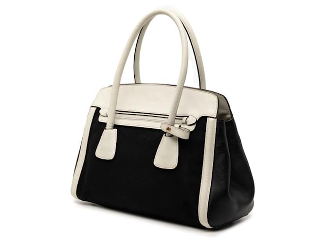 Borsa a spalla 2WAY Prada Nero Bianco - vista 2