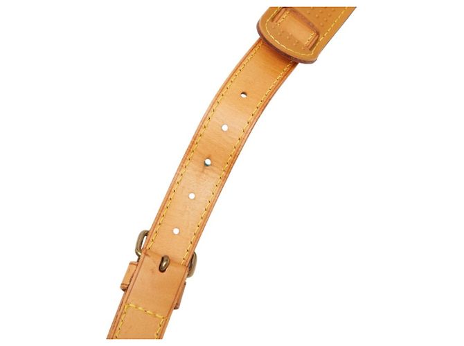 Cinghia a spalla in pelle beige Louis Vuitton - vista 8