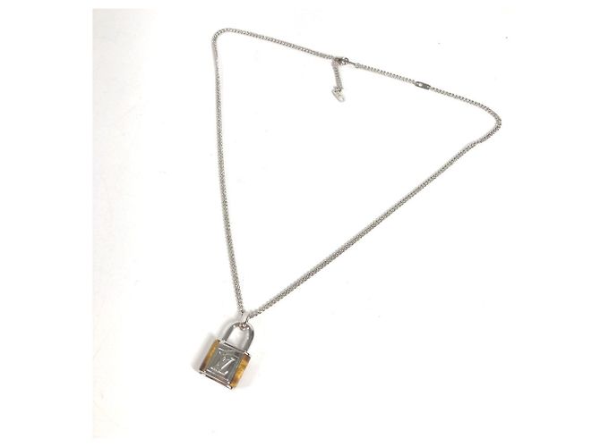 Louis Vuitton M62668 Collier aus Tigerauge Braun Silber - Ansicht 2