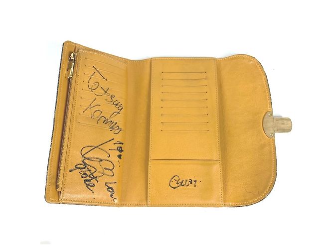 Cartera larga de denim Monogram Louis Vuitton Azul Monograma - vista 8