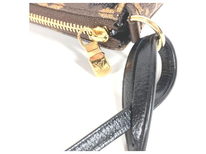 Pochette Accessoires Monogram in Paillettes Louis Vuitton Marrone Monogramma - vista 11