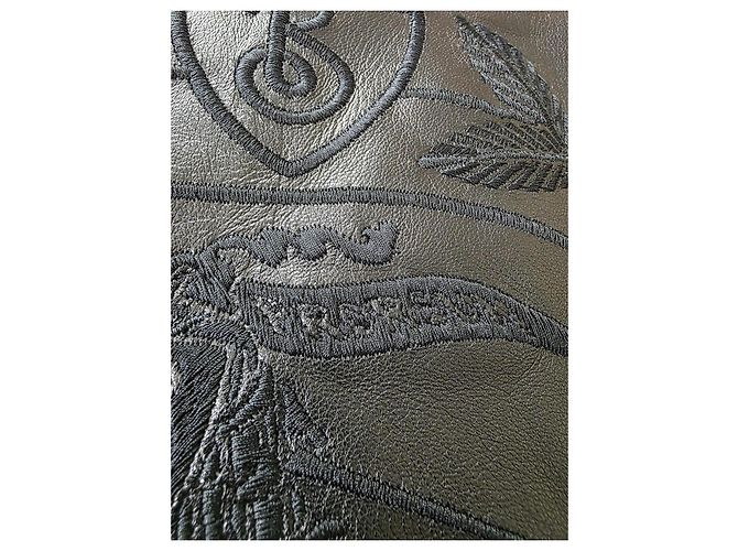 Burberry Ayton Lederjacke Schwarz - Ansicht 12
