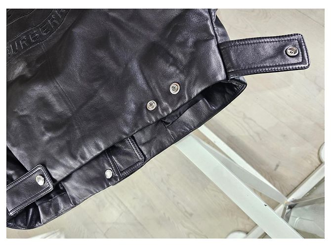 Burberry Ayton Lederjacke Schwarz - Ansicht 5