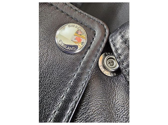 Burberry Ayton Lederjacke Schwarz - Ansicht 6