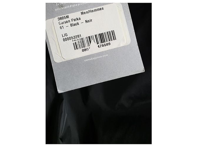 Chaqueta Super Carson Canada Goose Negra - vista 7