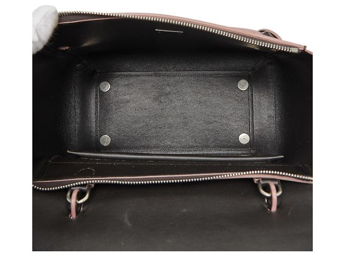Belt Bag Céline Borsa Cintura Celine – Pelle Marrone Scuro e Rosa - vista 10
