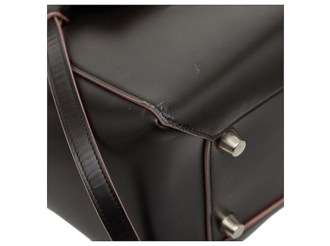 Belt Bag Céline Borsa Cintura Celine – Pelle Marrone Scuro e Rosa - vista 5