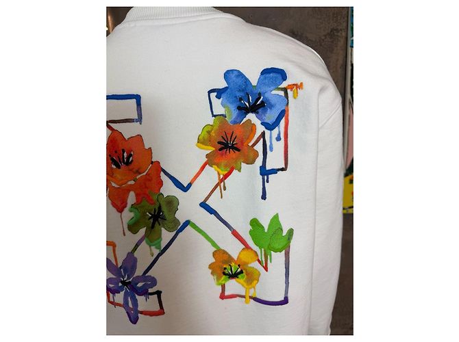 Off White Off-White Cotton Sweater White - view 6