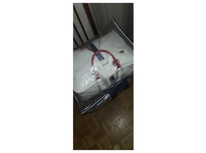 Valigia Jack Russell Malletier Bianca in Pelle e PVC Bianco - vista 10