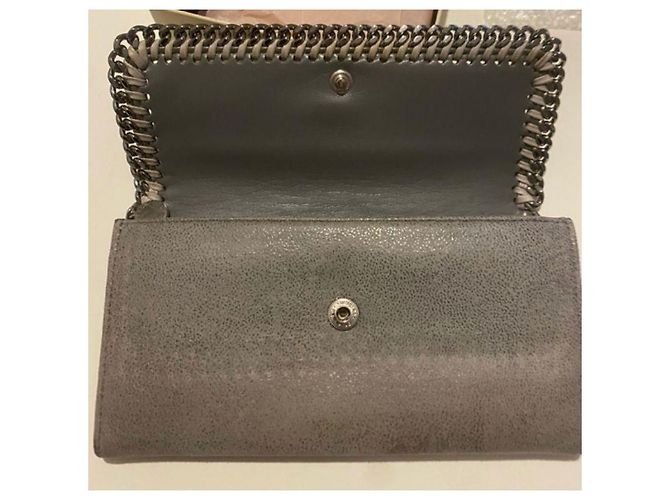 Stella Mc Cartney Cartera Stella McCartney Continental Gris Oscuro Gris antracita - vista 4