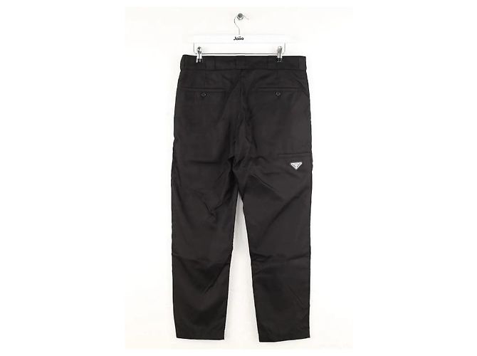 Prada Pantaloni slim neri Nero - vista 3