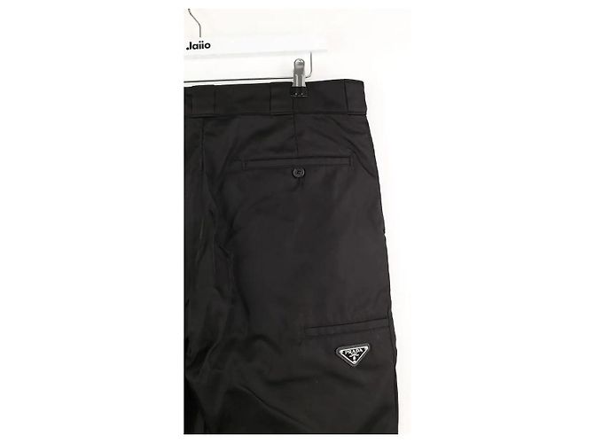 Prada Pantaloni slim neri Nero - vista 4