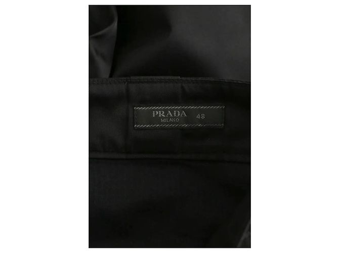 Prada Pantaloni slim neri Nero - vista 5
