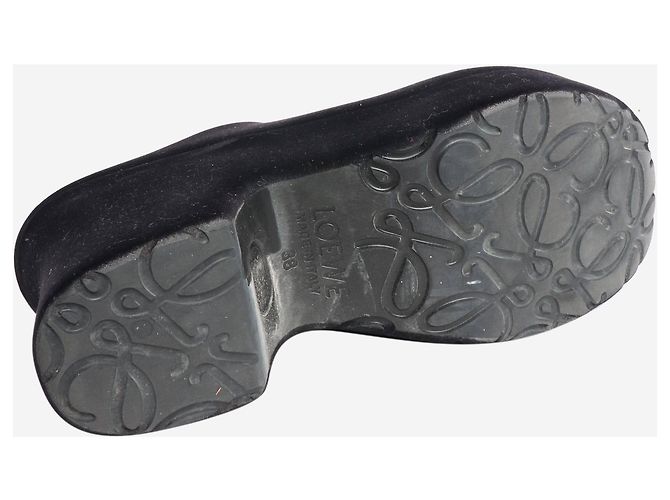 Loewe Zuecos de terciopelo negro - talla EU 38 - vista 5