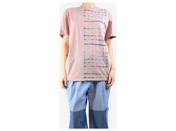 Loewe Staubiger rosa Tie-Dye T-Shirt - Größe L Pink - Ansicht 3