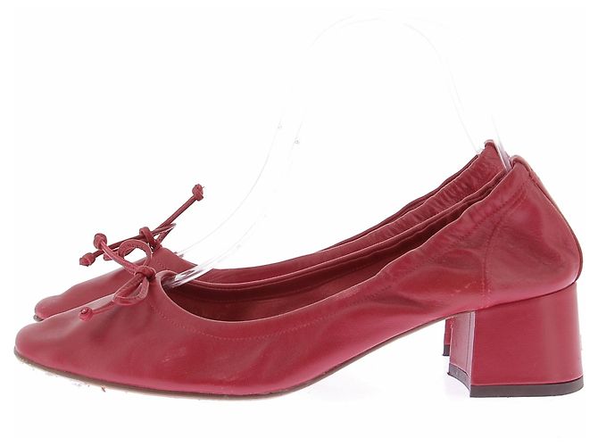 Rouje Bailarinas rojas de cuero - vista 3