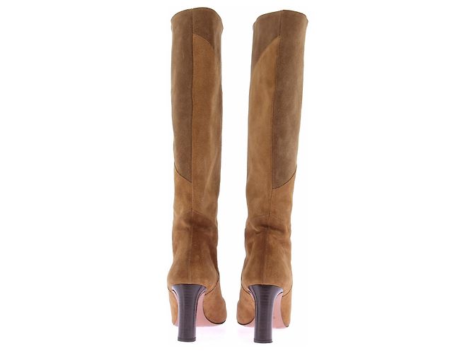 Ba&Sh Camel Suede Ankle Boots Size 38 - view 5