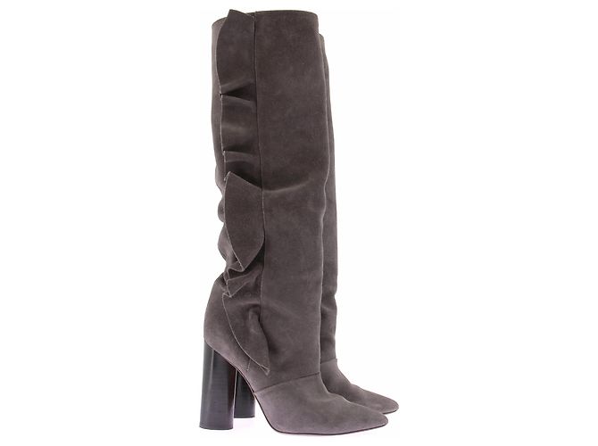 Botas de ante gris Iro Talla 38 - vista 2