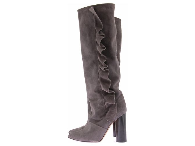 Botas de ante gris Iro Talla 38 - vista 3