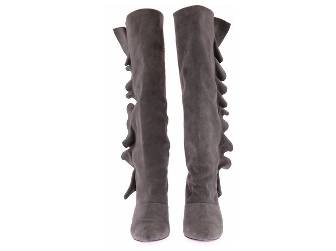Botas de ante gris Iro Talla 38 - vista 4