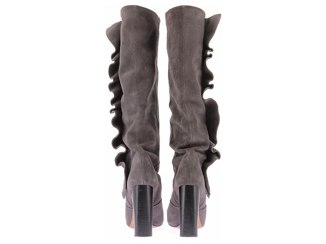 Botas de ante gris Iro Talla 38 - vista 5