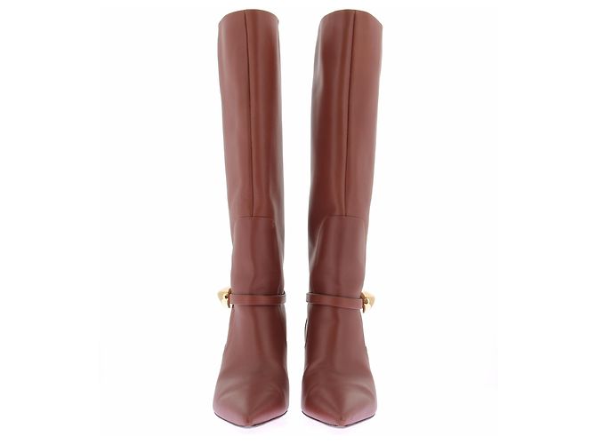 Zimmermann Botas "Harlow 65" camel de cuero Camello - vista 4